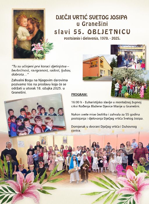 55. obljetnica Dječjeg vrtića Svetog Josipa