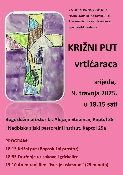 KRIŽNI PUT vrtićaraca