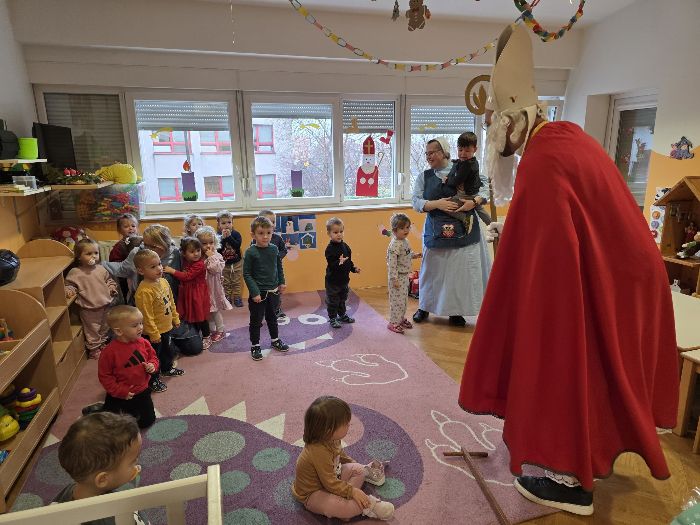 POSJET SVETOG NIKOLE  DJEČJEM VRTIĆU SVETOG JOSIPA U GRANEŠINI